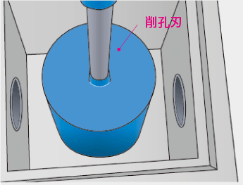 浸透スクリュー工法（施工手順1）